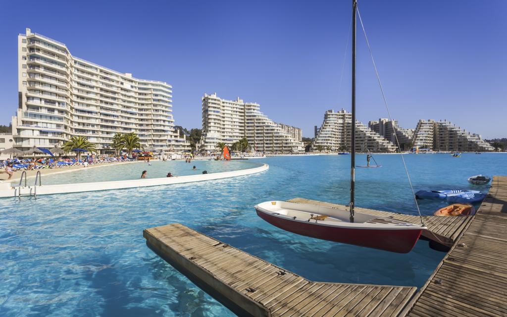 Апартаменты San Alfonso Del Mar Frente Al Mar Альгарробо Экстерьер фото
